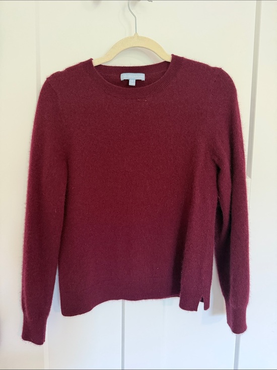 ANTONIO MELANI Sweaters - ANTONIO MELANI Wine Crewneck Sweater cashmere